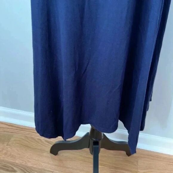 Espresso Cotton Navy and white lace stretch dress - Picture 6 of 6